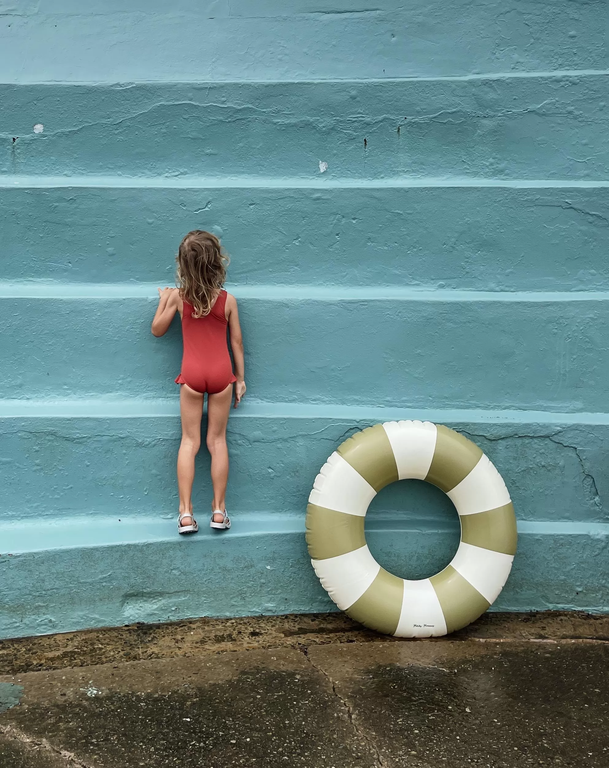 Petites Pommes | Sally Swim Ring - Terra Verde 90cm (6  years)