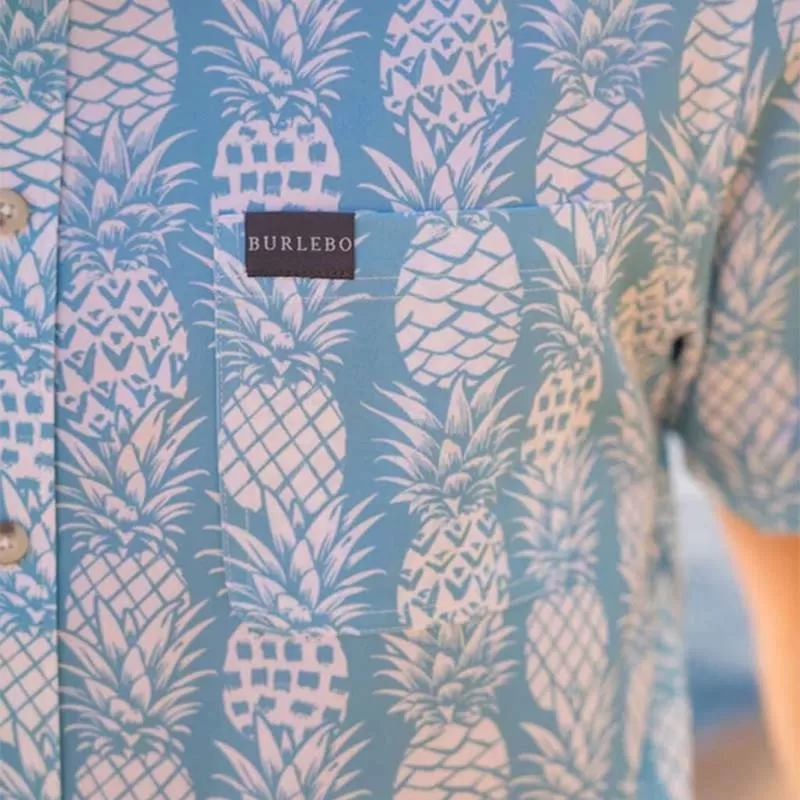 Pineapple Performance Button Down Shirt