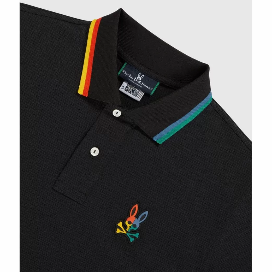 Psycho Bunny Warwick Sport Polo (Black) B6K128Q1PB