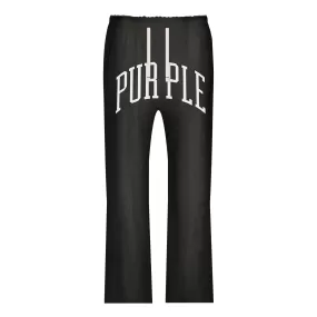 Purple Brand HWT Fleece Flared Pant (Black) - P459-HBBC124