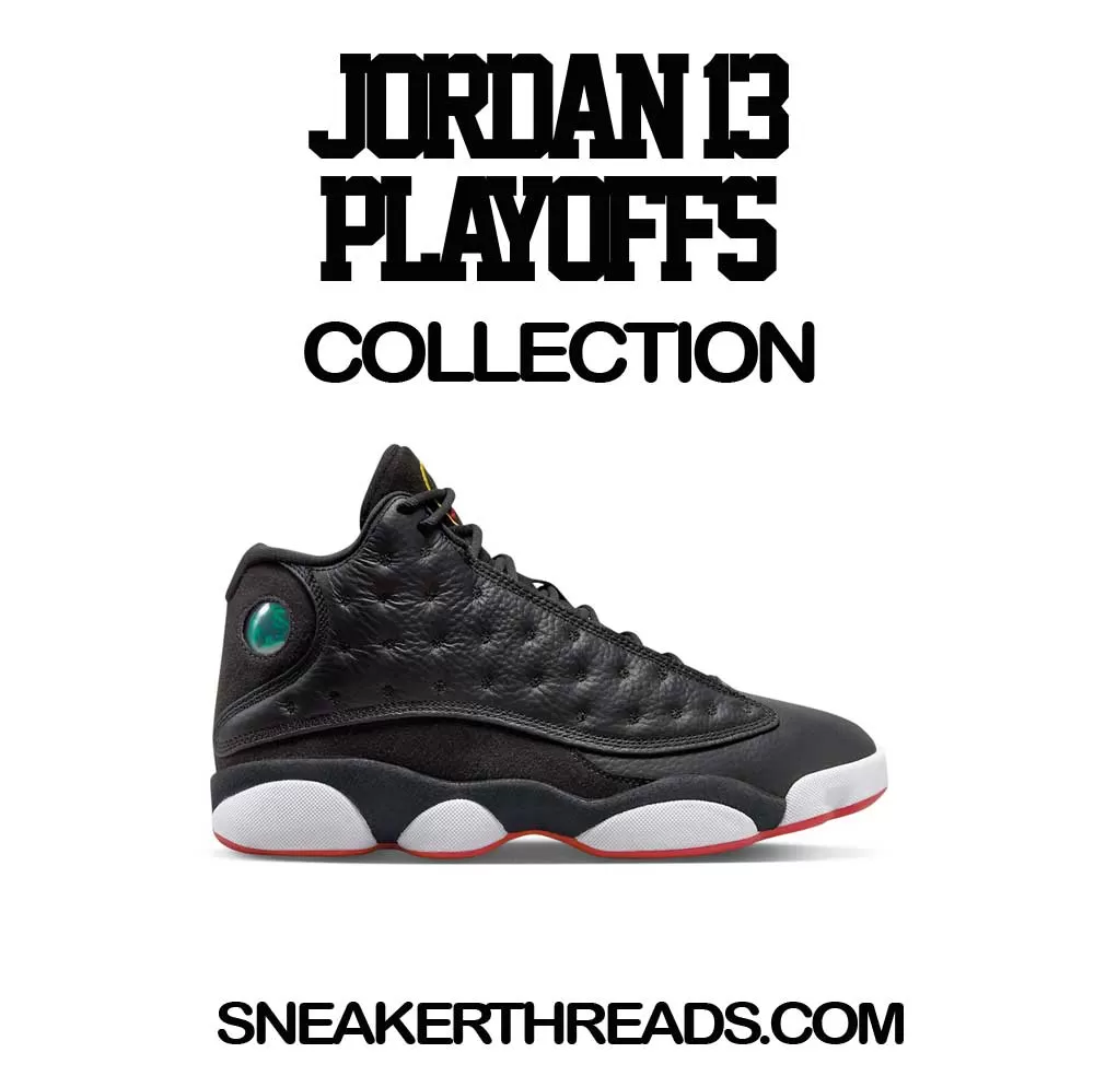 Retro 13 Playoff Shirt - Money Over Love - Black