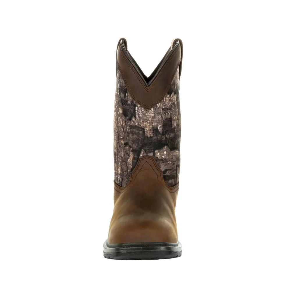 'Rocky' Men's 11" Worksmart 400G WP Western Soft Toe - Realtree Timber