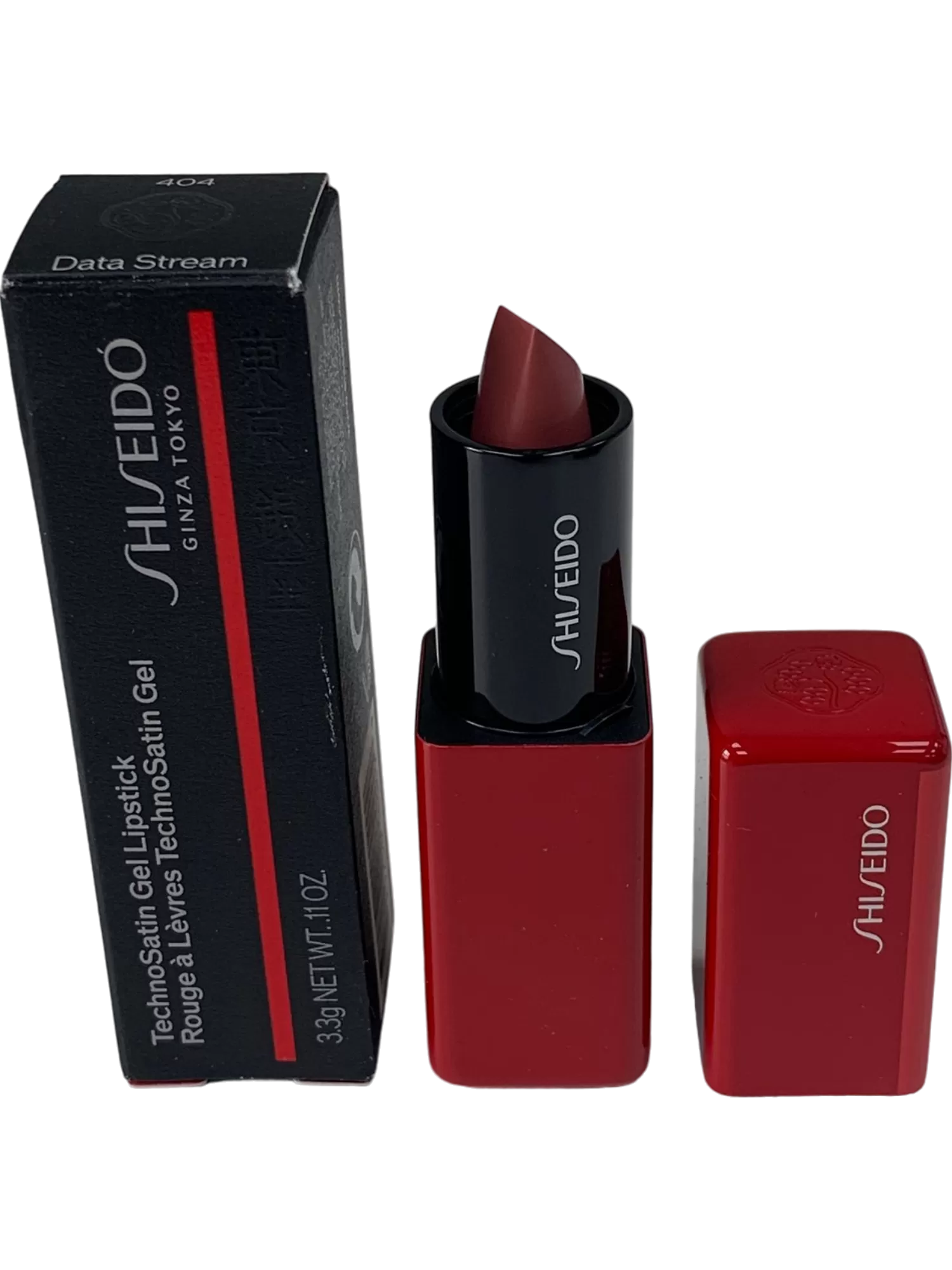 Shiseido TechnoSatin Gel Lipstick 404 Data Stream 3.3g BNIB