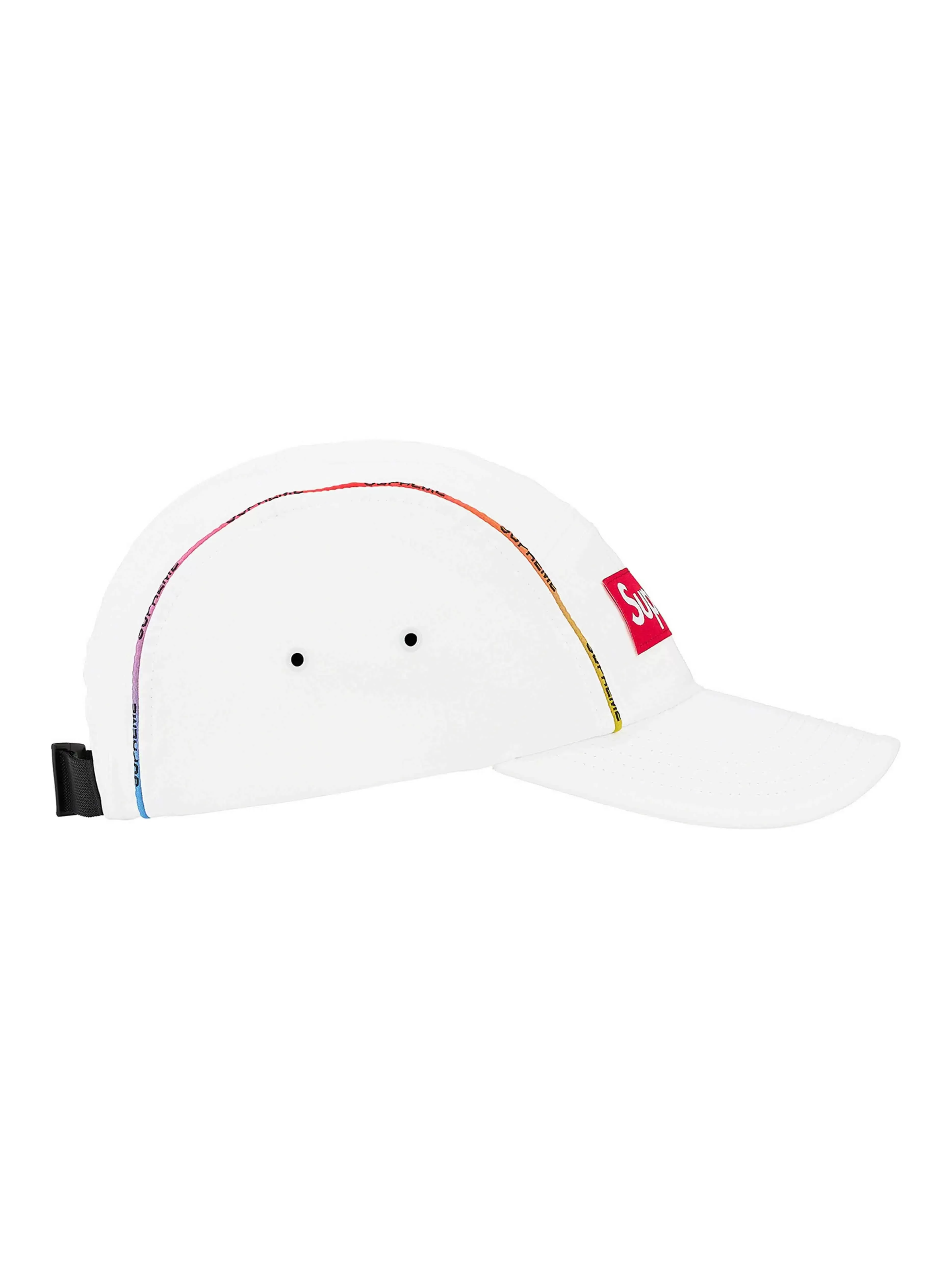 Supreme Gradient Piping Camp Cap White [SS21]