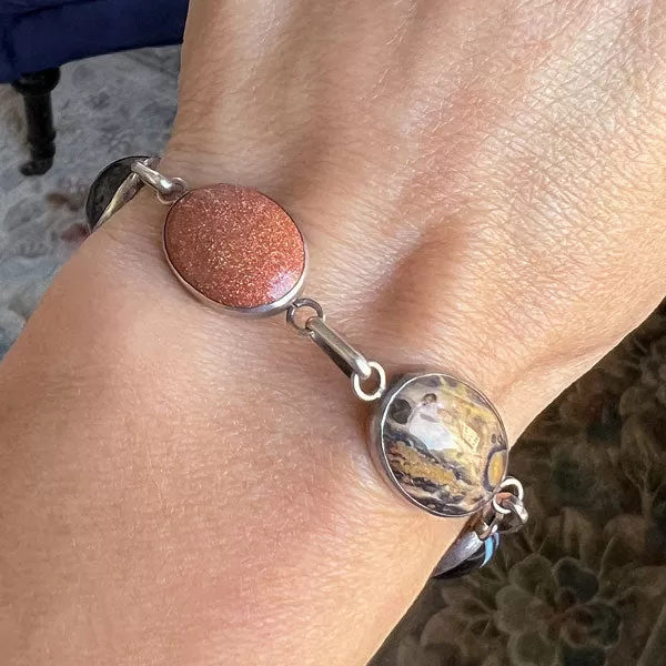 Vintage Hardstone Bracelet