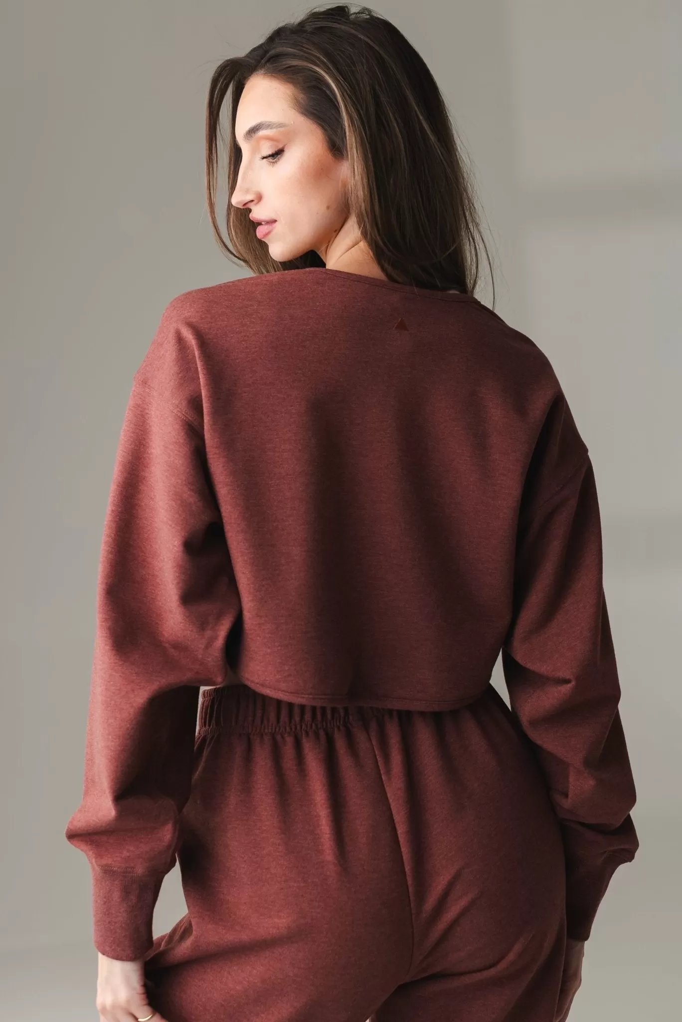 Vitality Studio Shrug - Rosewood Marl