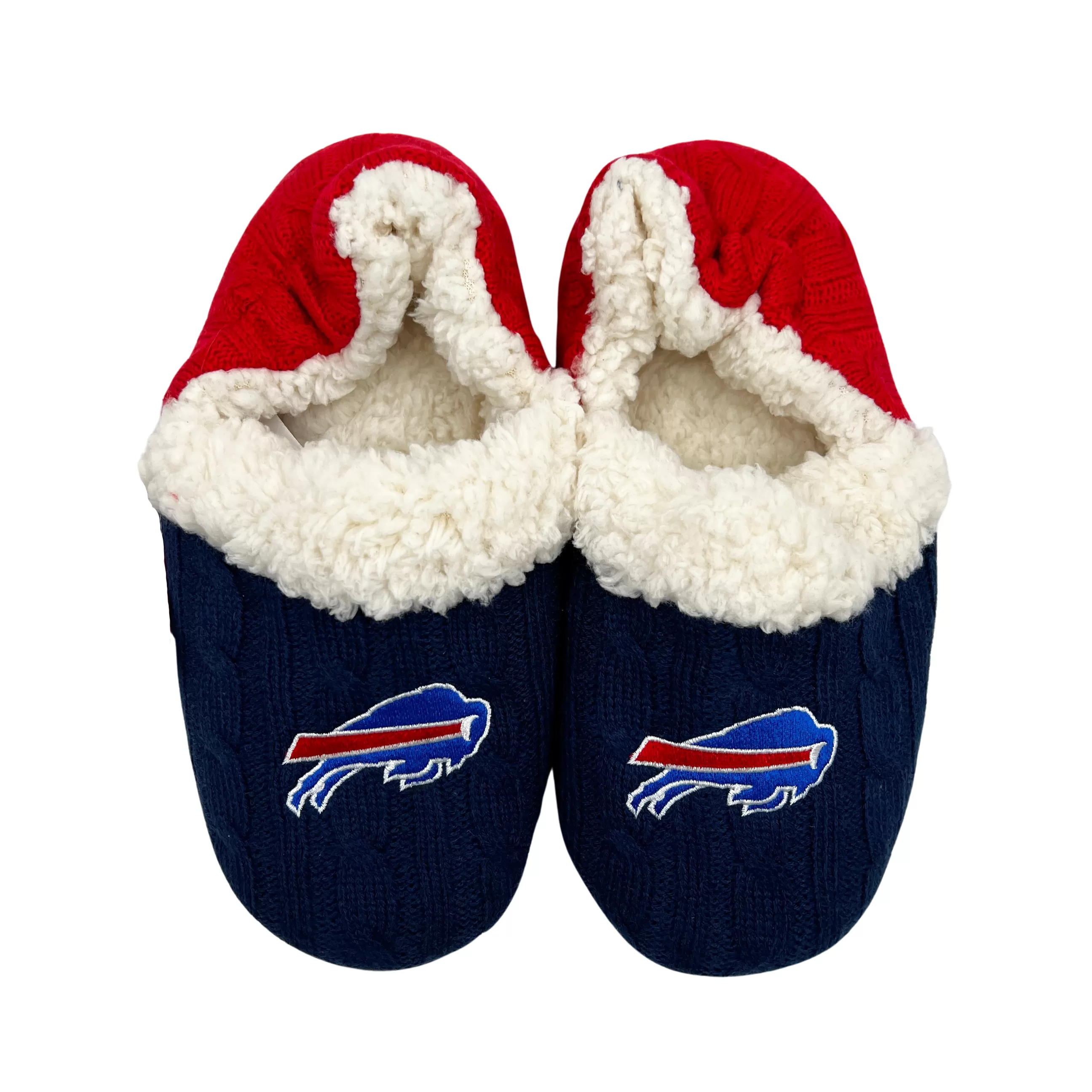 Women's Buffalo Bills Colorblock Knit Slippers