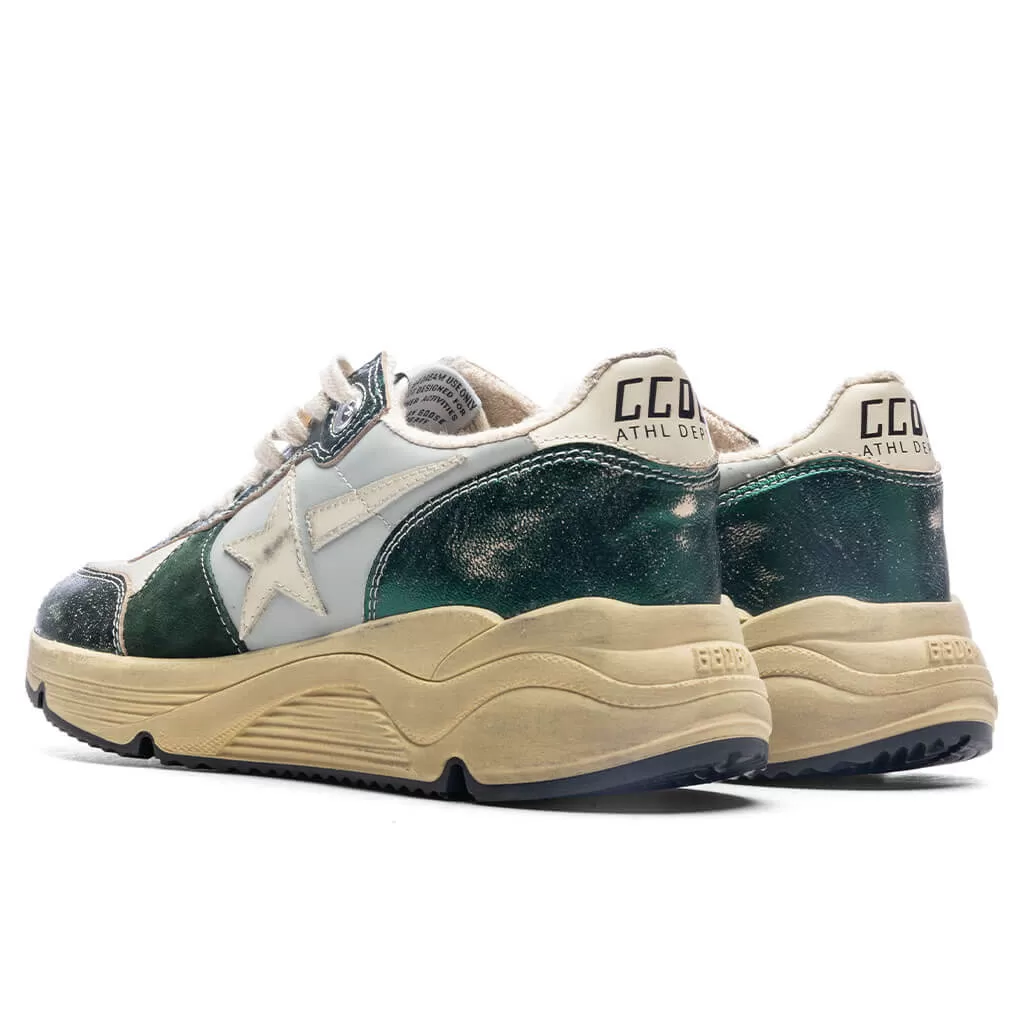 Women's Running Sole - Green/Cream/Light Silver