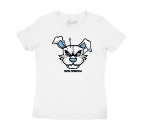 Womens University Blue 9 Shirt - ST Hare - White