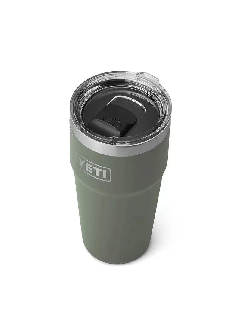 Yeti Rambler 16oz Pint Cup Camp Green